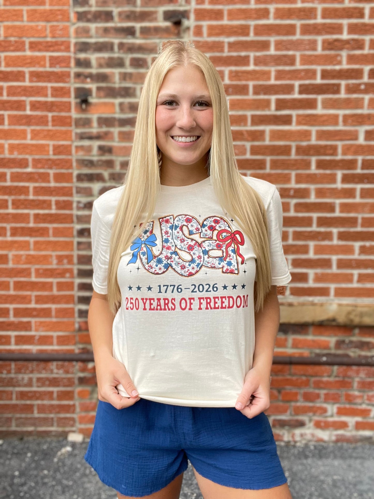 The American Floral USA Tee