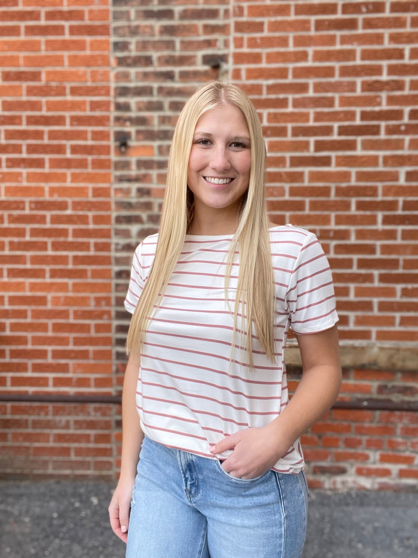 The Adams Soft Fabric Boat Neck Top