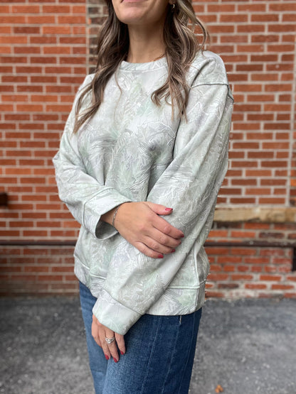 The Mill Camo Pullover Sweatshirt