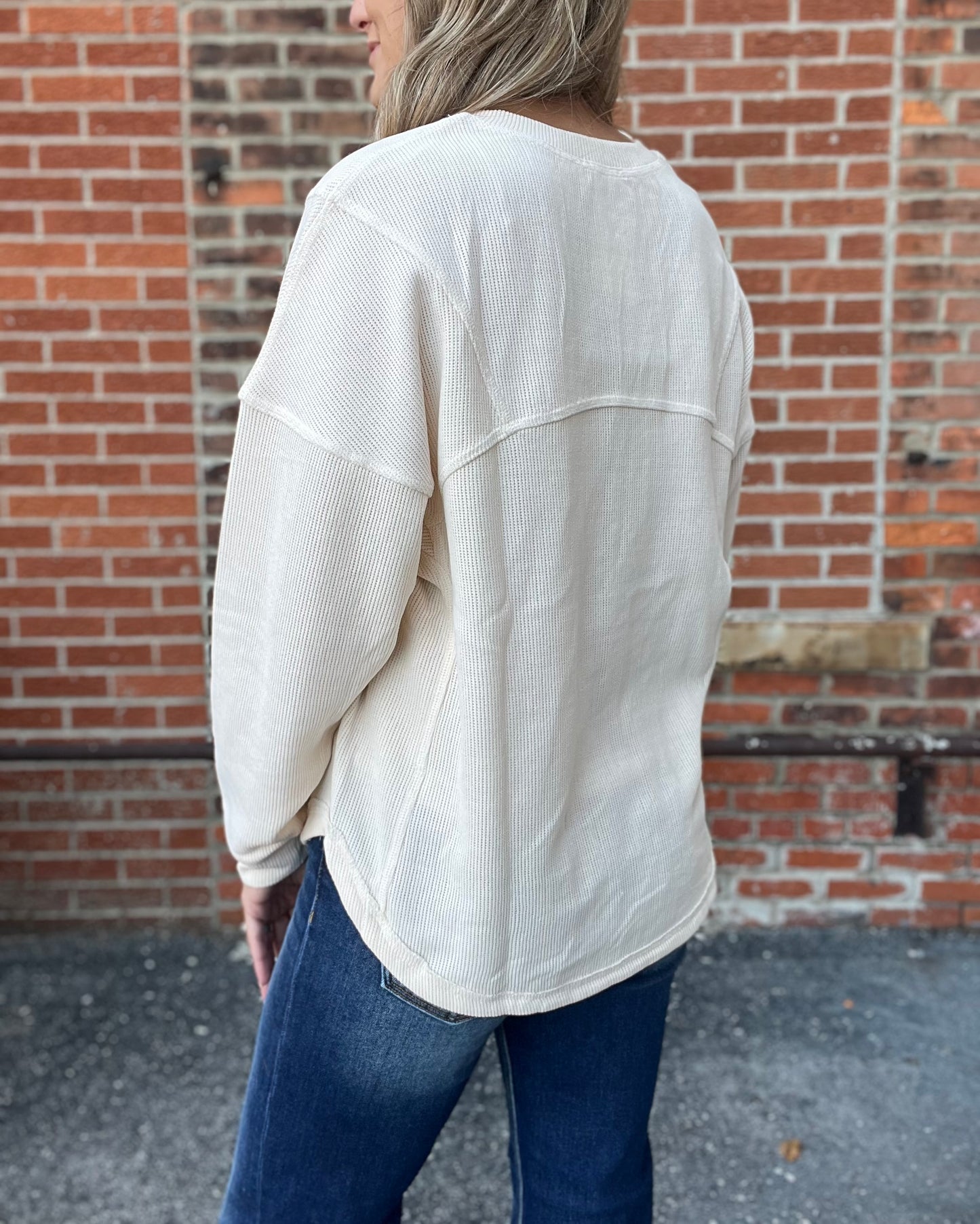 The Camberlyn Cream Thermal Top