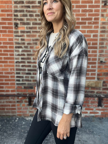 The Tesslin Oversized Cut Flannel
