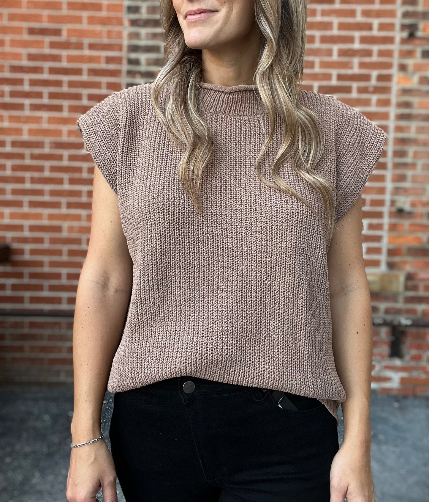 The Kinsley Fall Knit Vest Top