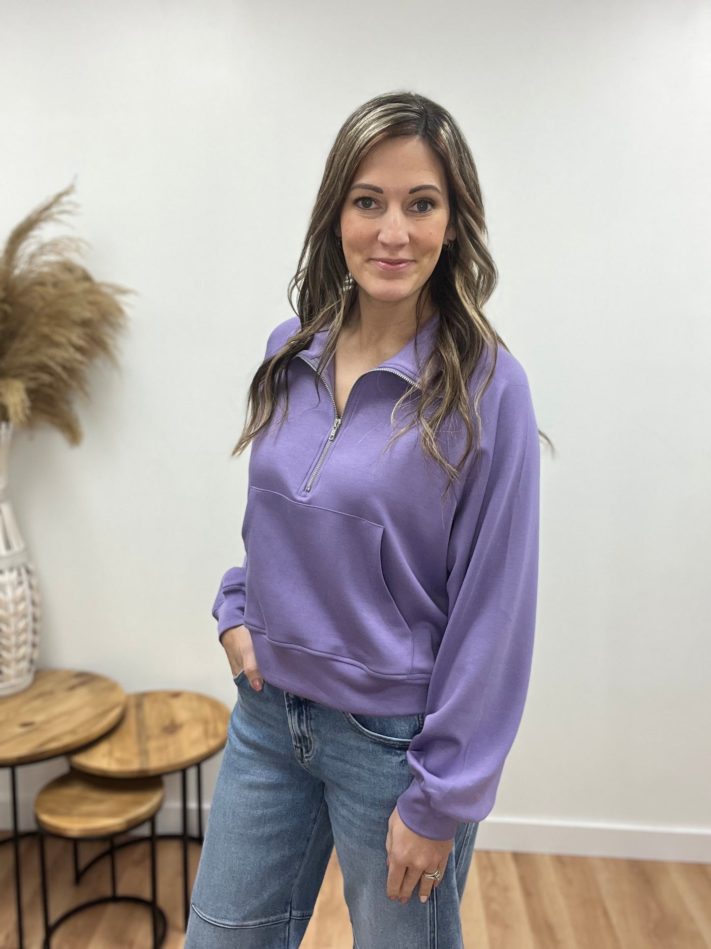 The Milla Quarter Zip Summer Pullover