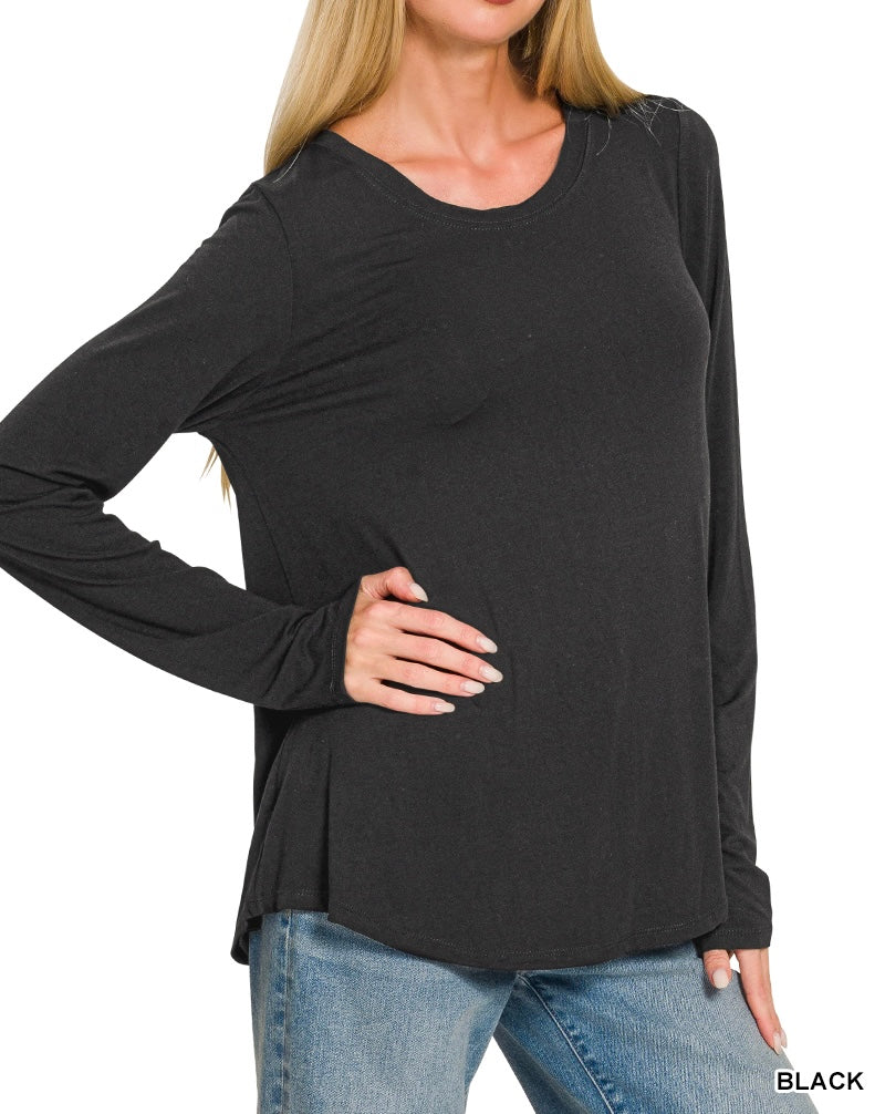 The Ryan Long Sleeve Basic Top