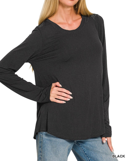 The Ryan Long Sleeve Basic Top
