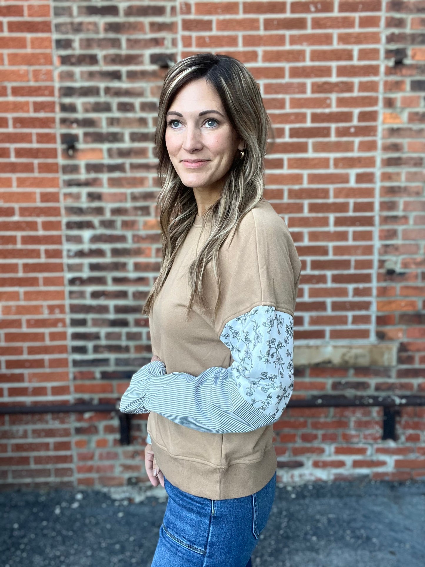 The Rumi Patchwork Pullover Top