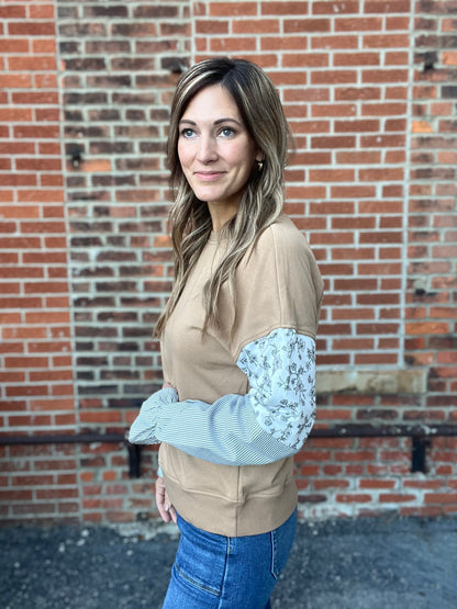 The Rumi Patchwork Pullover Top