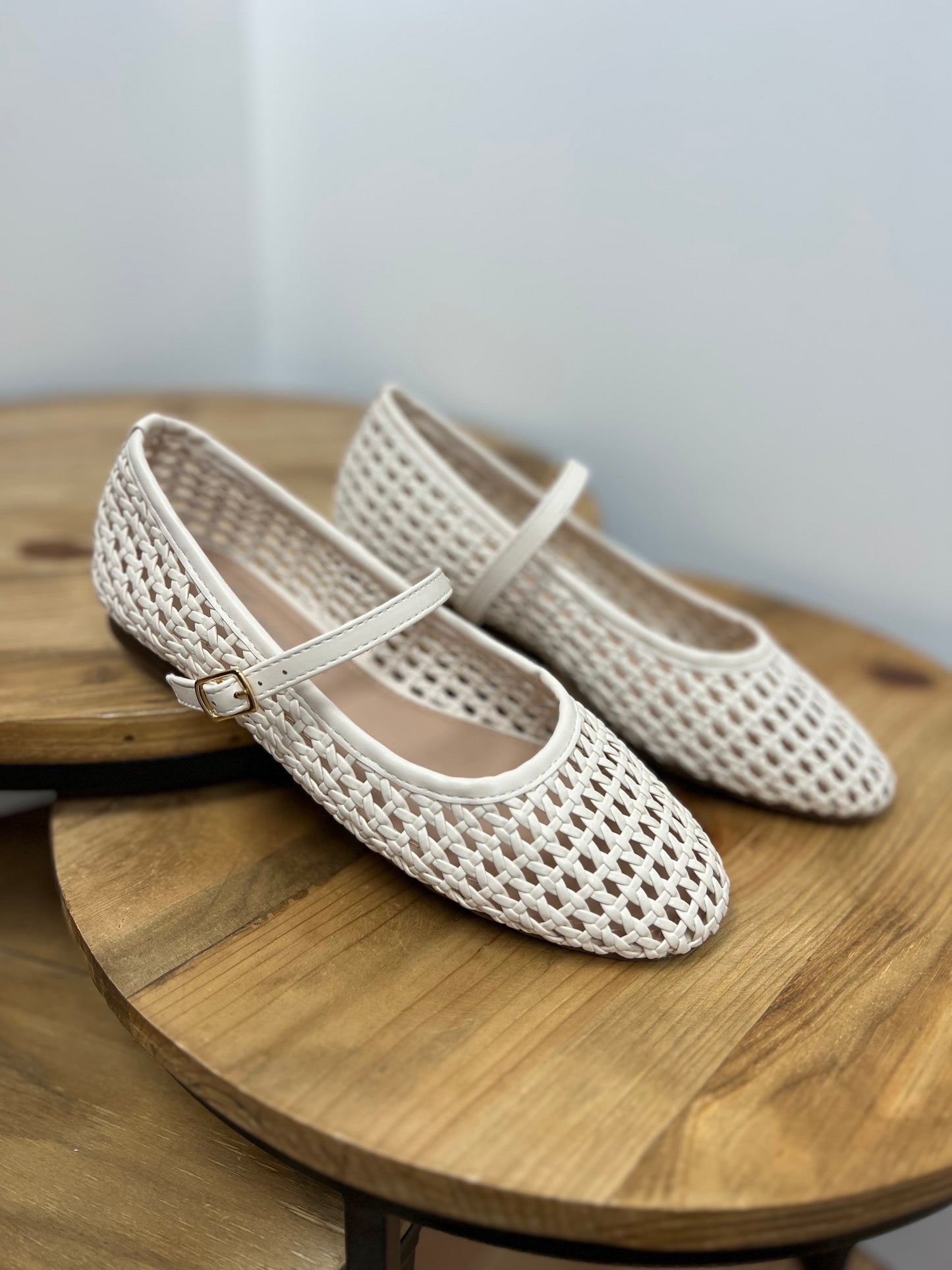 The Delha Woven Ballet Flat