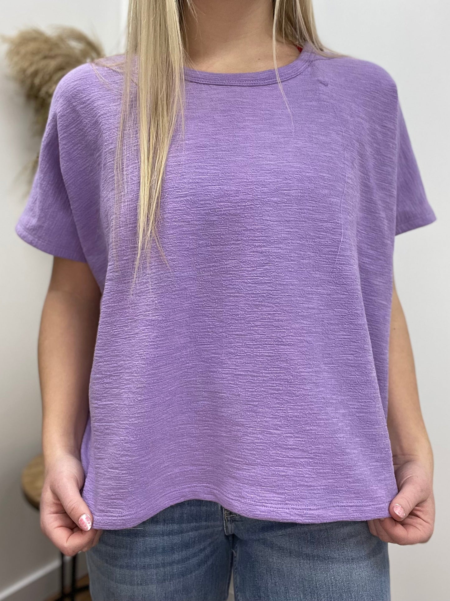 The Hollon oversized Slubbed Top