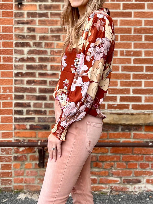 The Leila Floral Blouse