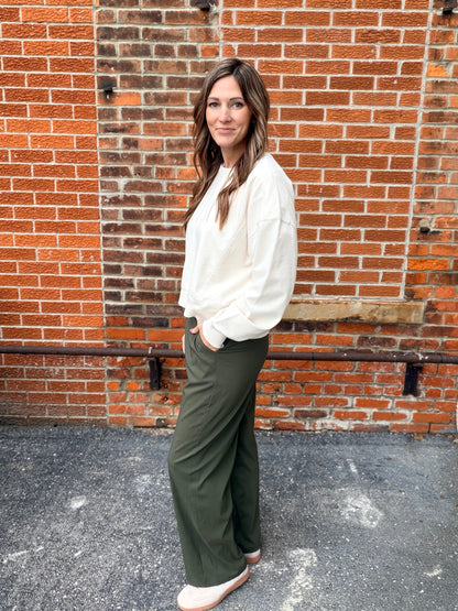 The Lennon Wide Leg Active Pant
