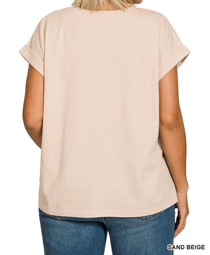 The Kirsten Curvy Basic Tee