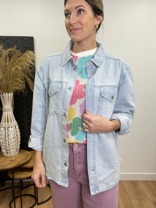 The Loral Oversized Denim Jacket