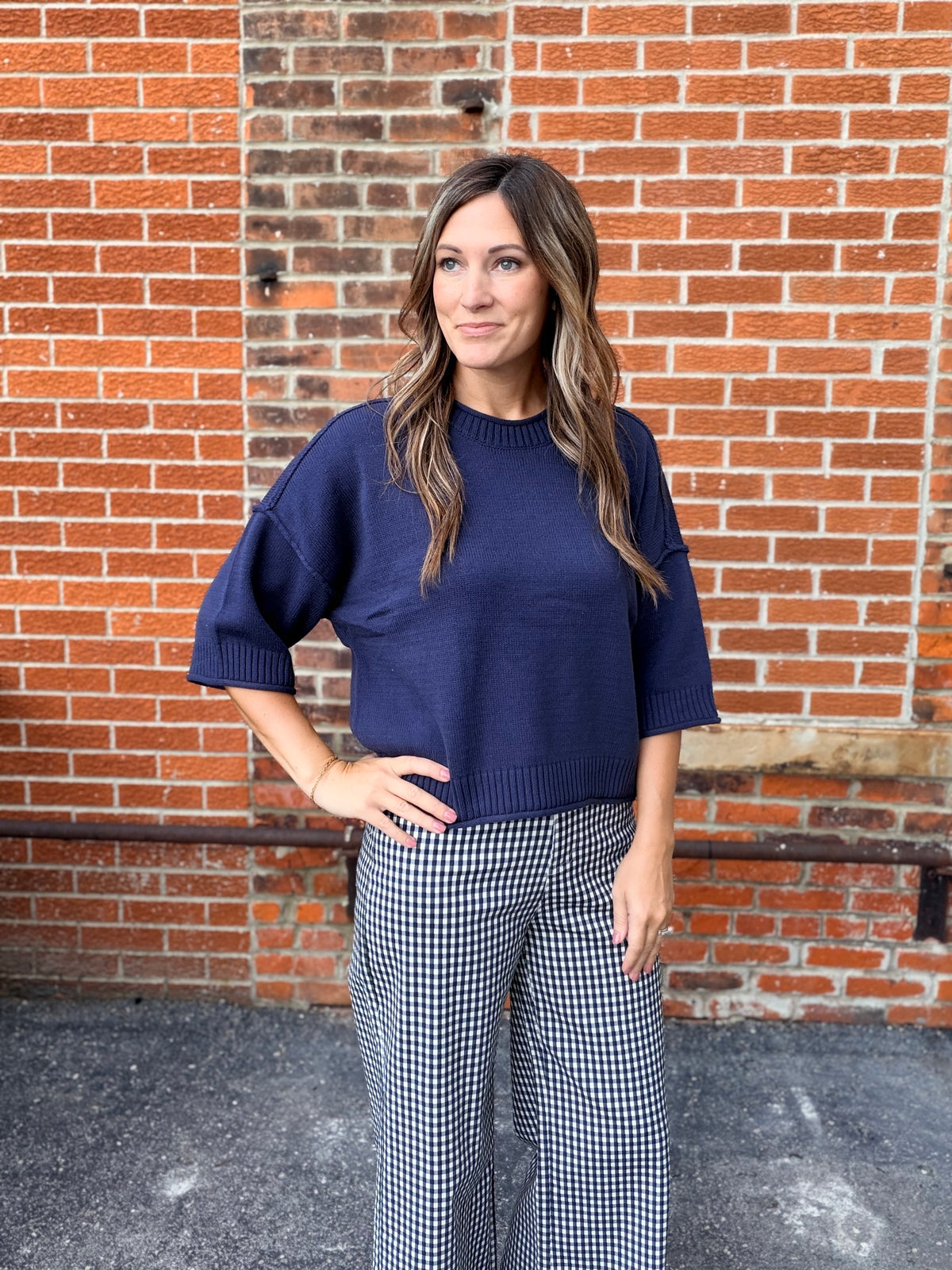 The Voyen Exposed Seam Pullover Sweater