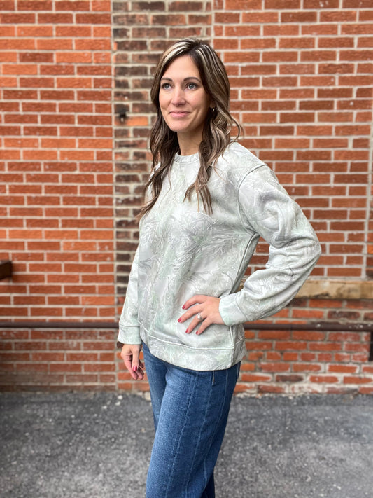 The Mill Camo Pullover Sweatshirt