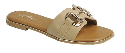 The Vali Slip On Flat Sandal