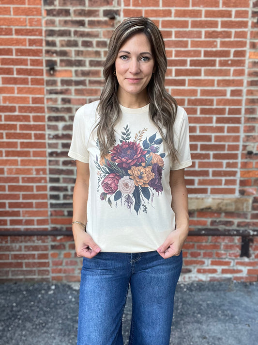 The Aster Graphic Flower Tee