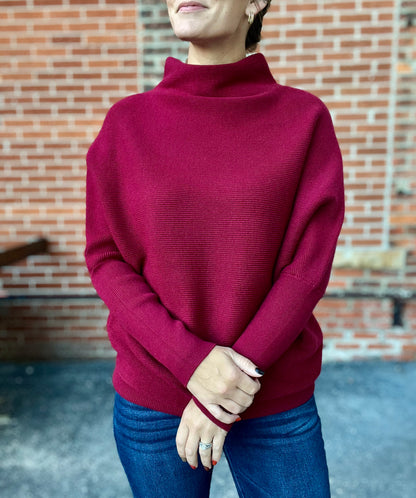 The Oakland Mock Neck Sweater