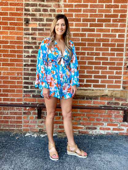 The Tropical Cutout Romper