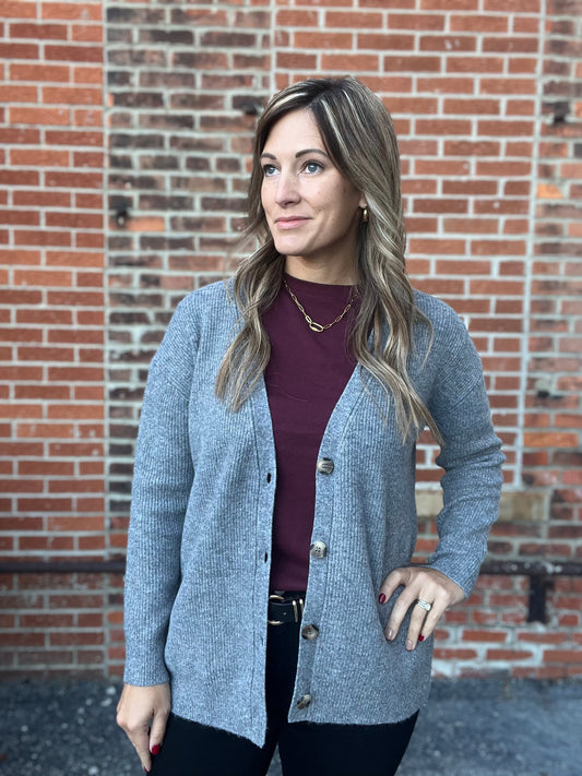 The Weller Button Up Cardigan