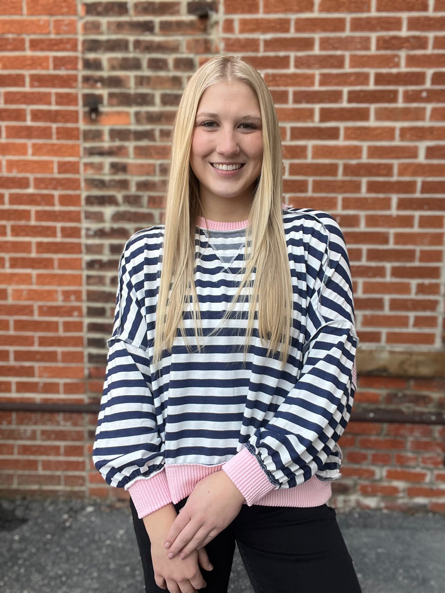 The Selena Oversized Drop Shoulder Crewneck