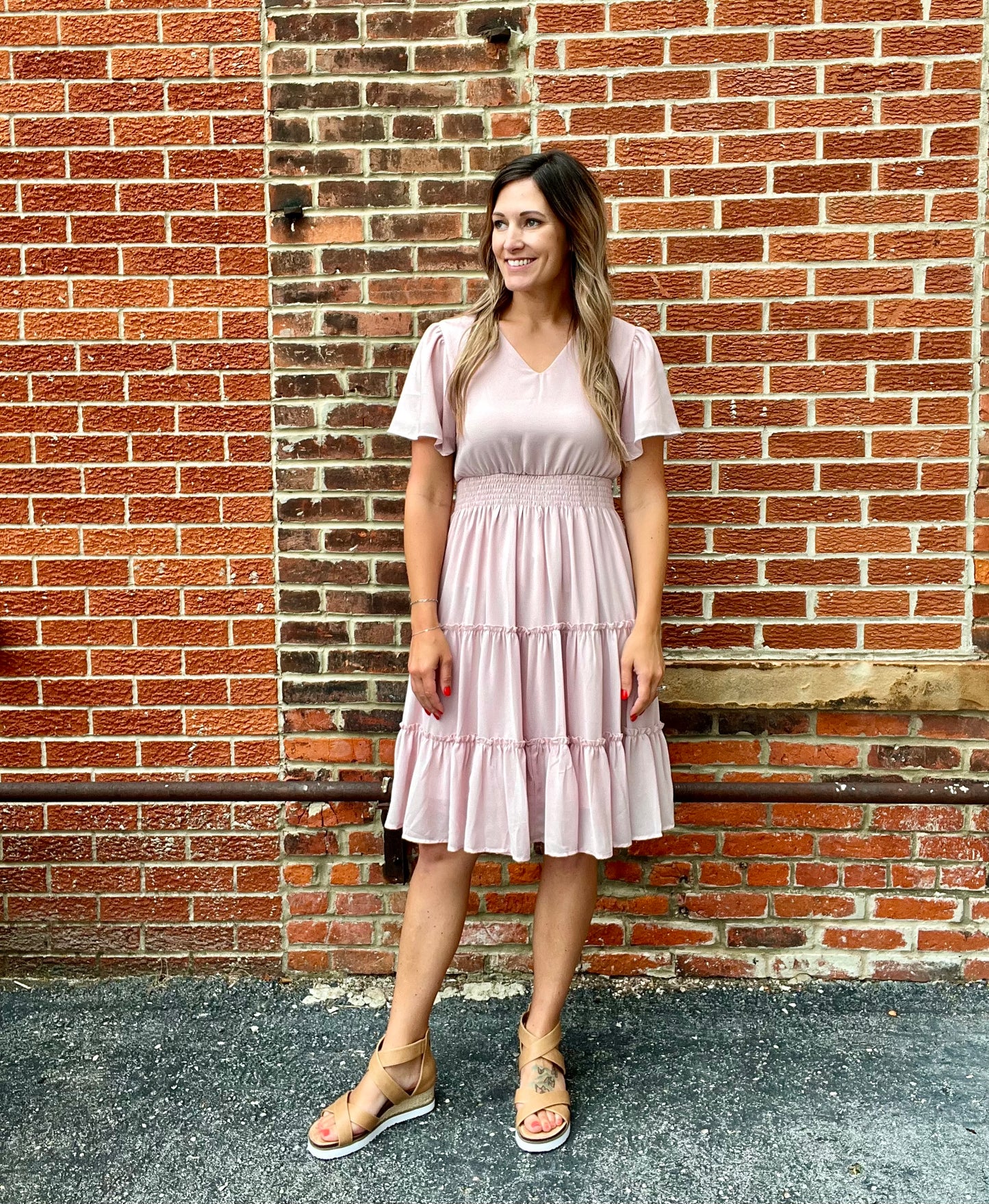 The Jemma Blush Dress