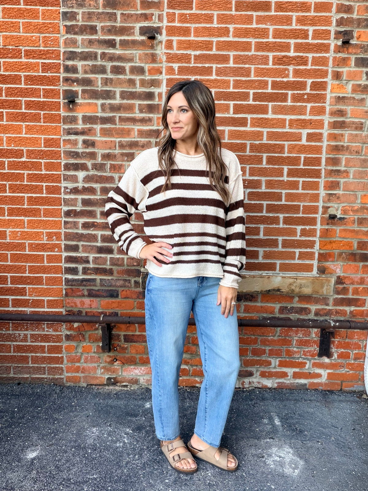The Kien Striped Knit Sweater
