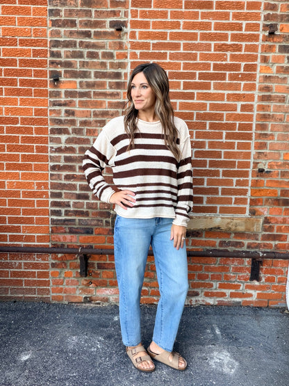 The Kien Striped Knit Sweater