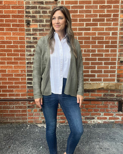 The Remlin Chunky Crochet Cardigan