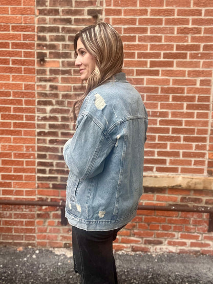 The Remington Distressed Jean Jacket