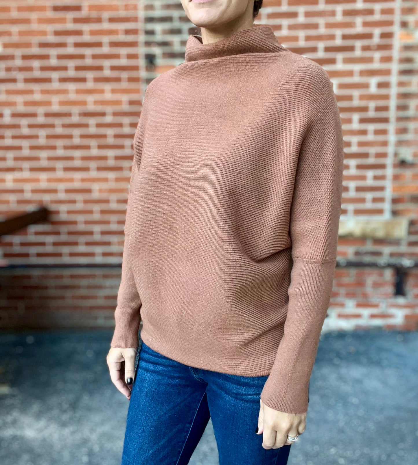 The Oakland Mock Neck Sweater