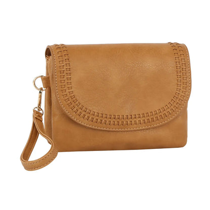 Trendy Fold Over Flap Crossbody Purse
