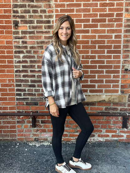 The Tesslin Oversized Cut Flannel