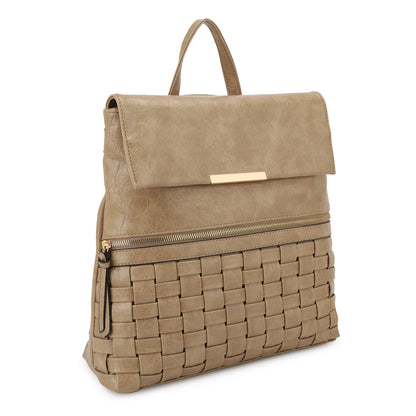 The Freya Large Woven Backpack Casual, Convertible