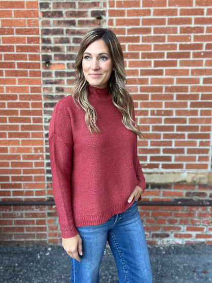The Milli Brick Long Sleeve Sweater