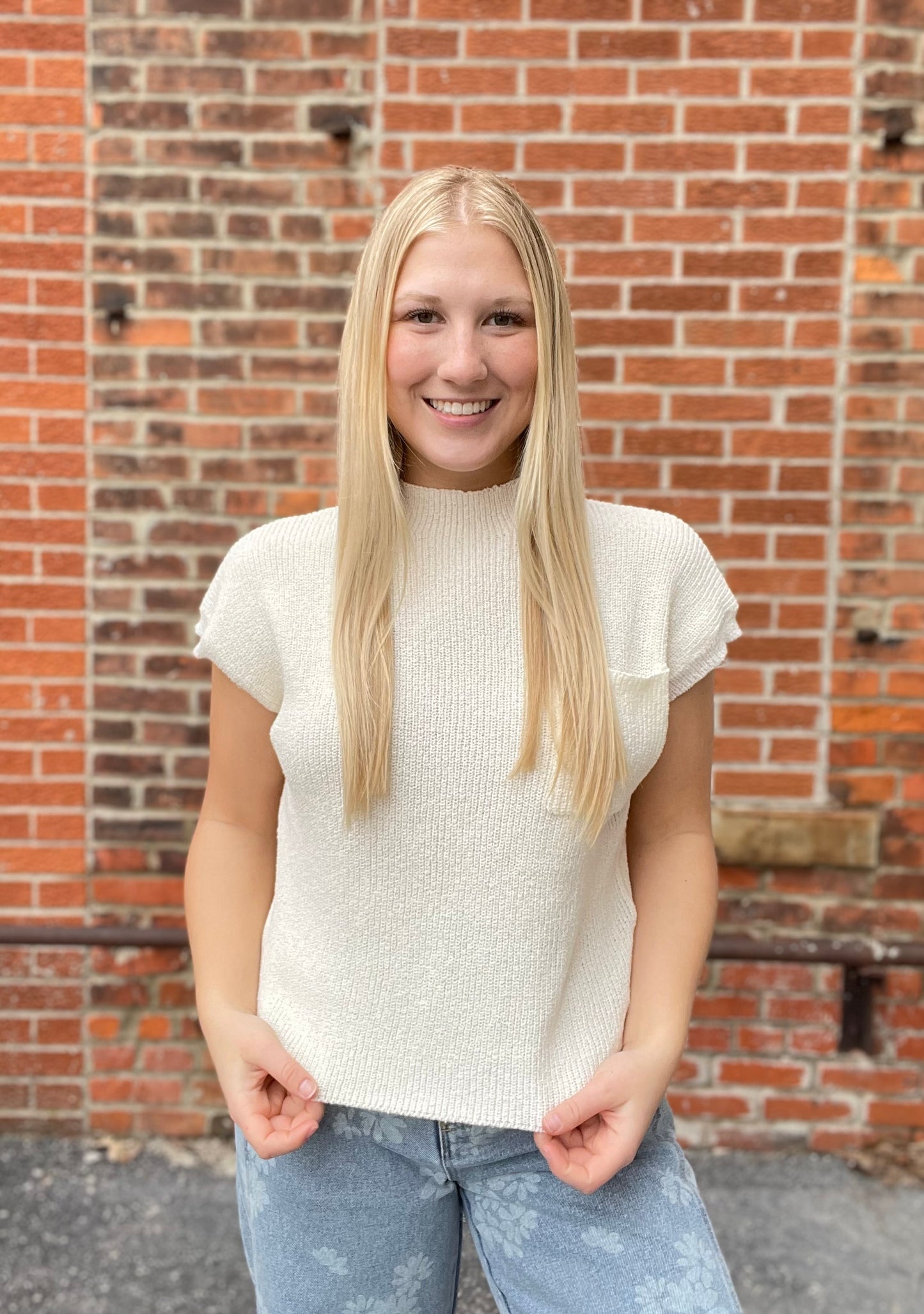 The Howan Cap Sleeve Sweater Top