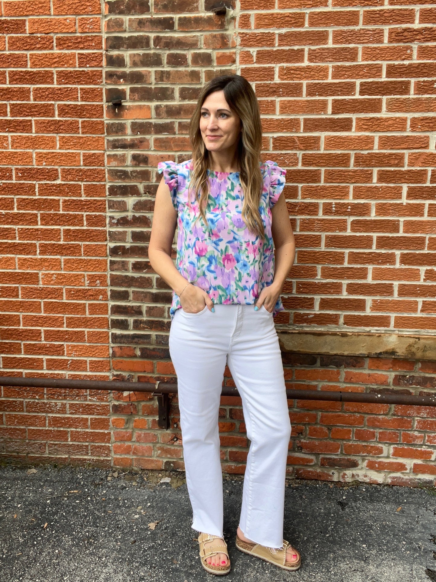 The Zalen Orchird Blouse