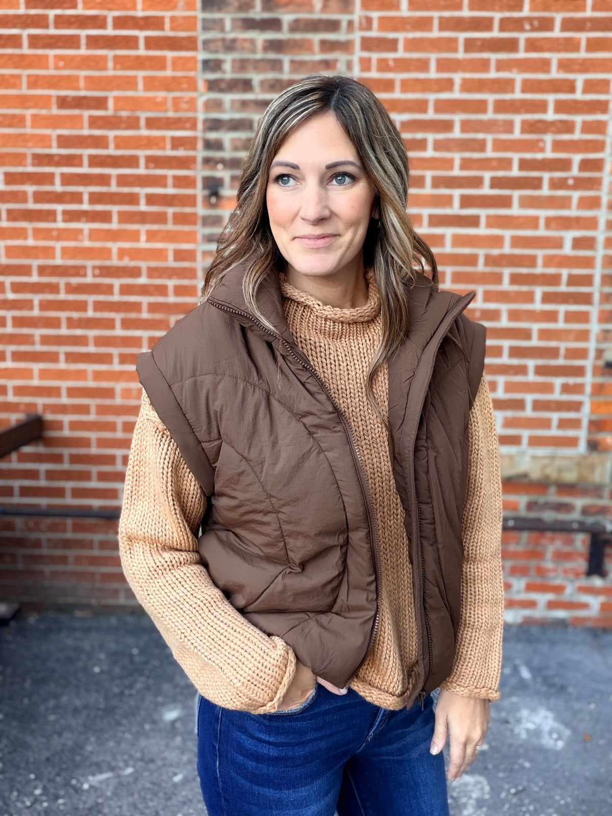 The Macy Mustard Chunky Knit Sweater