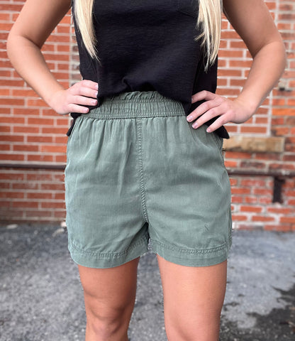 The Riker Classic Forest Green Shorts