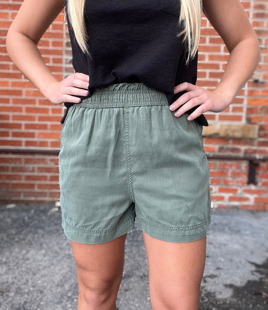 The Riker Classic Forest Green Shorts