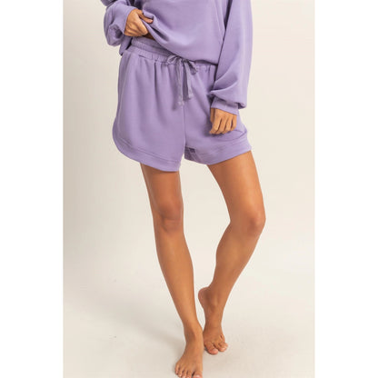 The Naia Loose Fit Elastic Lounge Shorts