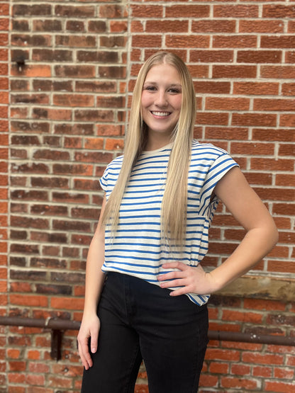 The Marlow Casual Cotton Stripe Top