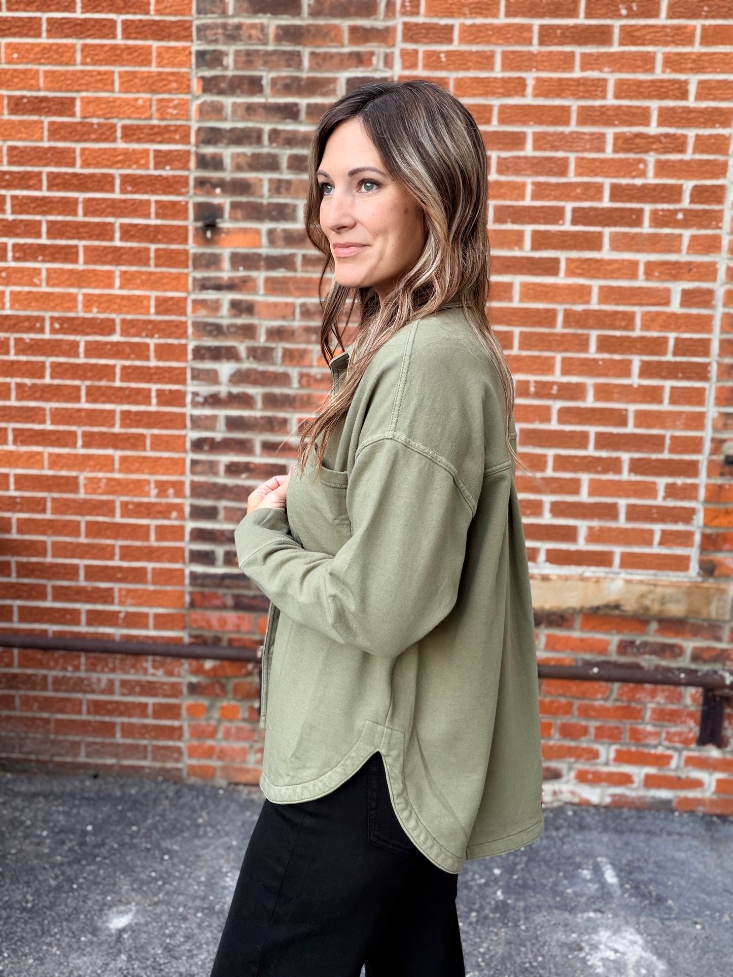 The Segger Oversized Olive Jacket