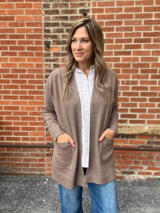 The Waylon Cappuccino Cardigan