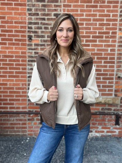 The Blakelynn Fleece Lined Puffer Vest