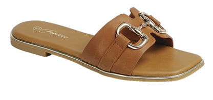 The Vali Slip On Flat Sandal