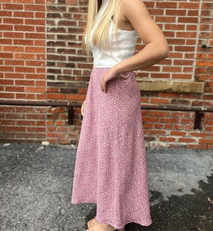 The Mavie Midi Floral skirt