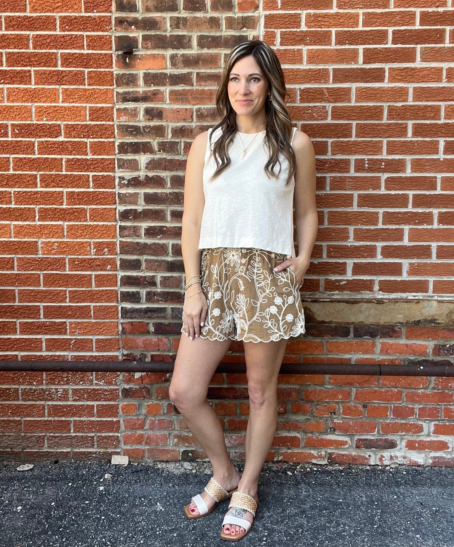 The Aurelia Pull On Floral Shorts