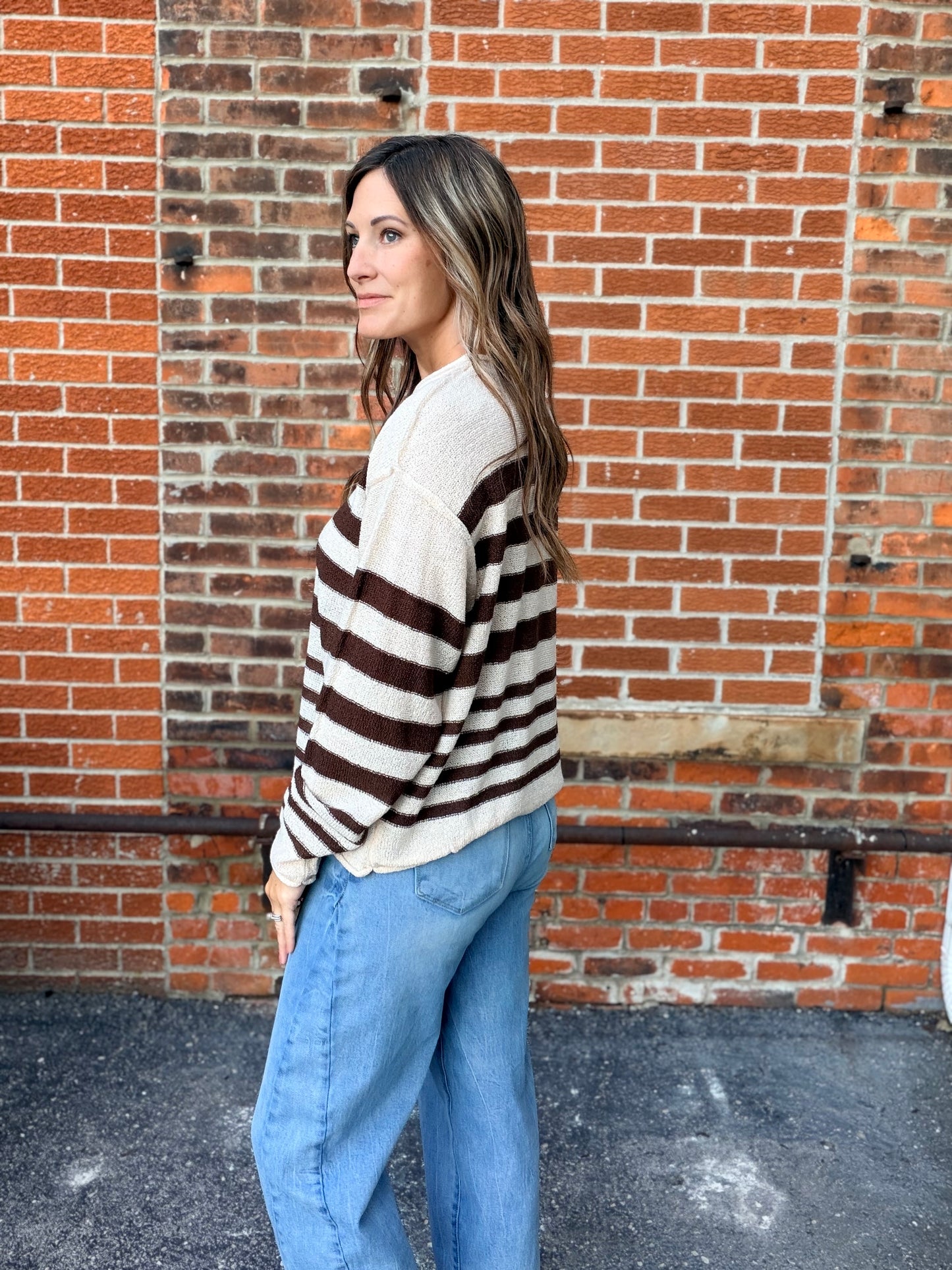The Kien Striped Knit Sweater
