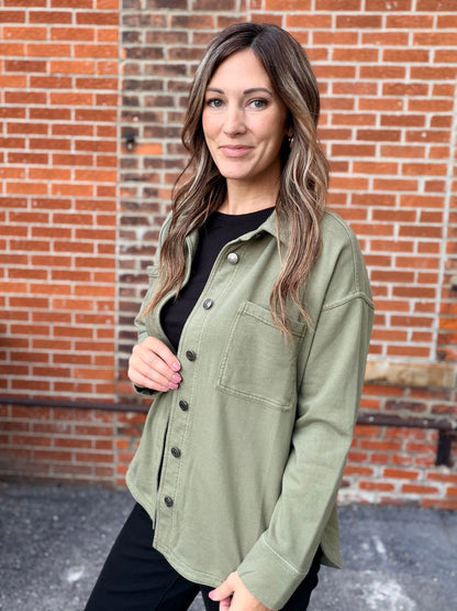 The Segger Oversized Olive Jacket